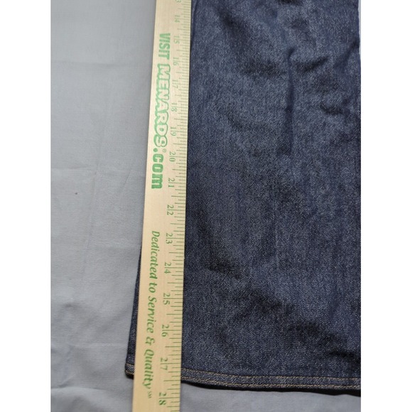 VTG Oscar de la Renta Womens Wool Pants Jeans Blue Italy Made Size 8 - Picture 6 of 8